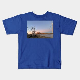 Sunset on the River Blyth Kids T-Shirt